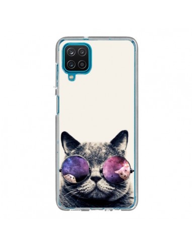 Coque Samsung Galaxy A12 et M12 Chat à lunettes - Gusto NYC