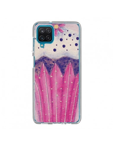 Coque Samsung Galaxy A12 et M12 Cupcake Rose - Irene Sneddon