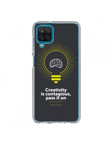 Coque Samsung Galaxy A12 et M12 Creativity is contagious, Einstein - Shop Gasoline
