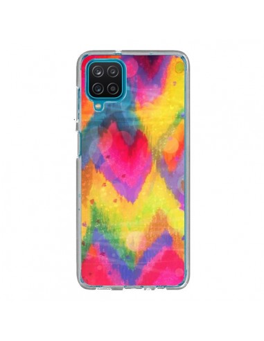 Coque Samsung Galaxy A12 et M12 Coeur Tribal - Ebi Emporium