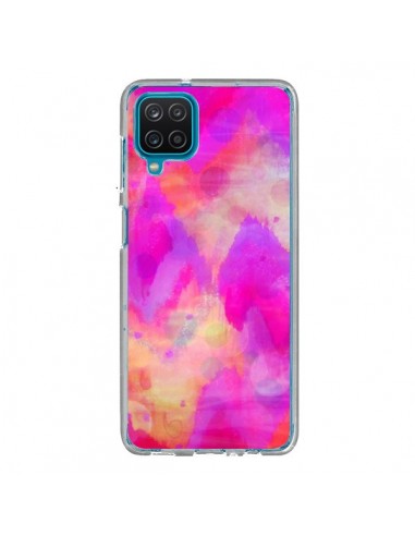 Coque Samsung Galaxy A12 et M12 Coeur Tribal Rose - Ebi Emporium