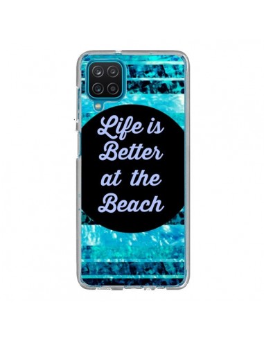 Coque Samsung Galaxy A12 et M12 Life is Better at The Beach - Ebi Emporium
