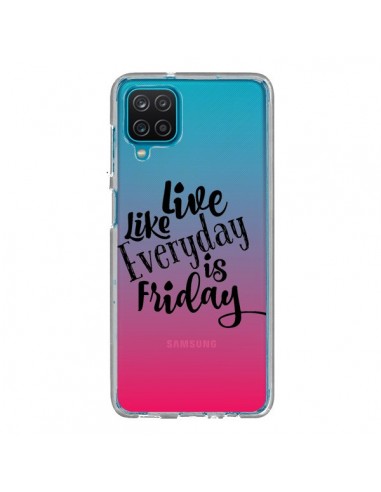 Coque Samsung Galaxy A12 et M12 Everyday Friday Vendredi Live Vis Transparente - Ebi Emporium