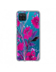 Coque Samsung Galaxy A12 et M12 Roses Fleur Flower...