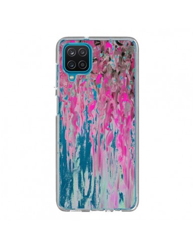 Coque Samsung Galaxy A12 et M12 Tempête Rose Transparente - Ebi Emporium