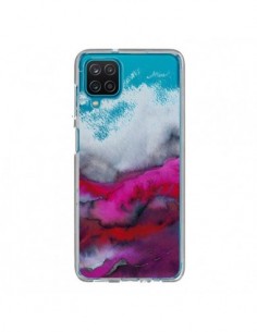Coque Samsung Galaxy A12 et M12 Winter Waves Vagues Hiver...