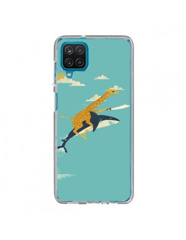 Coque Samsung Galaxy A12 et M12 Girafe Epee Requin Volant - Jay Fleck