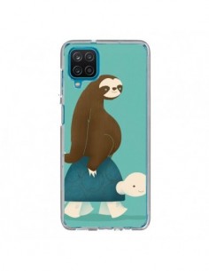 Coque Samsung Galaxy A12 et M12 Tortue Taxi Singe Slow...