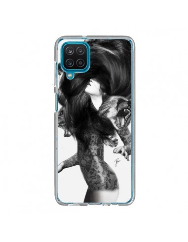 Coque Samsung Galaxy A12 et M12 Femme Ours - Jenny Liz Rome