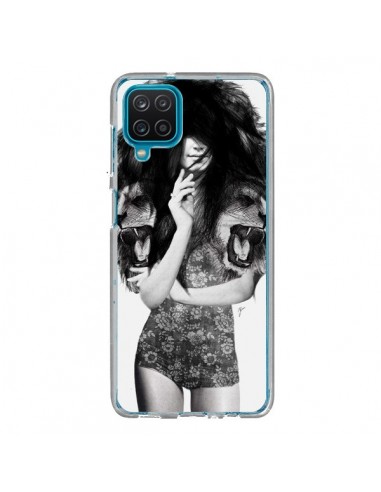 Coque Samsung Galaxy A12 et M12 Femme Lion - Jenny Liz Rome