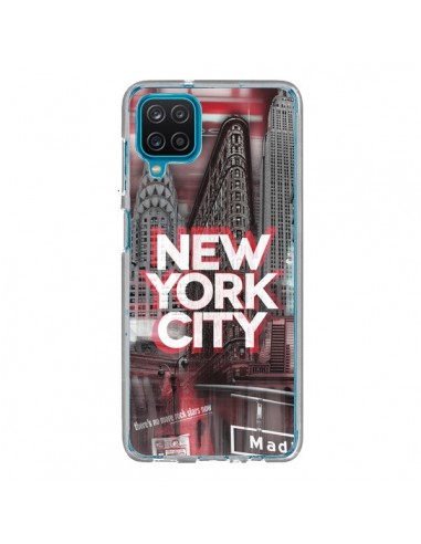 Coque Samsung Galaxy A12 et M12 New York City Rouge - Javier Martinez