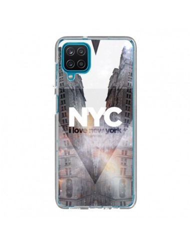 Coque Samsung Galaxy A12 et M12 I Love New York City Orange - Javier Martinez