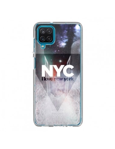 Coque Samsung Galaxy A12 et M12 I Love New York City Bleu - Javier Martinez