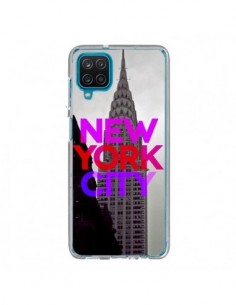 Coque Samsung Galaxy A12 et M12 New York City Rose Rouge...