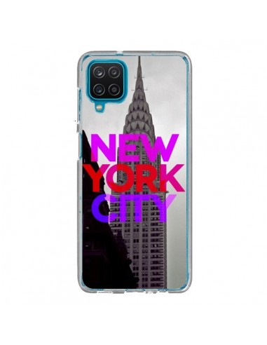 Coque Samsung Galaxy A12 et M12 New York City Rose Rouge - Javier Martinez
