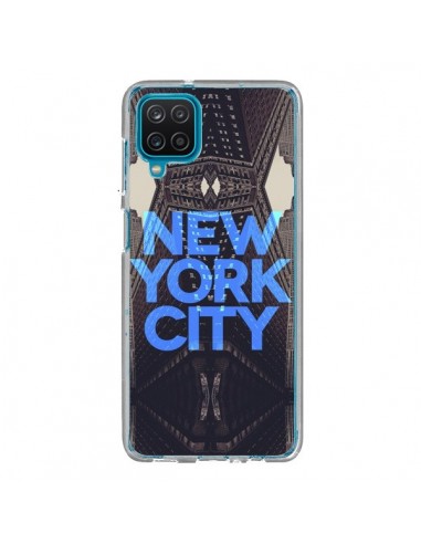 Coque Samsung Galaxy A12 et M12 New York City Bleu - Javier Martinez