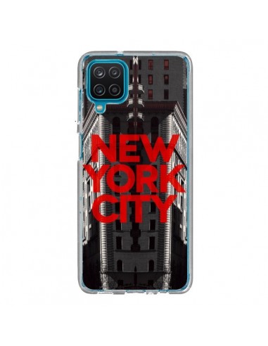 Coque Samsung Galaxy A12 et M12 New York City Rouge - Javier Martinez