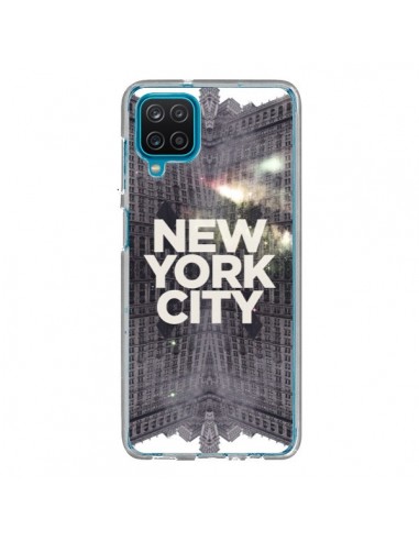 Coque Samsung Galaxy A12 et M12 New York City Gris - Javier Martinez