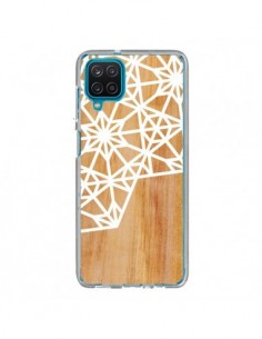 Coque Samsung Galaxy A12 et M12 Frozen Stars Etoile Bois...