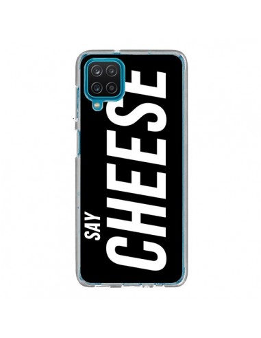 Coque Samsung Galaxy A12 et M12 Say Cheese Smile Noir - Jonathan Perez