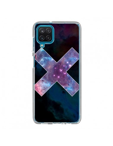 Coque Samsung Galaxy A12 et M12 Nebula Cross Croix Galaxie - Jonathan Perez