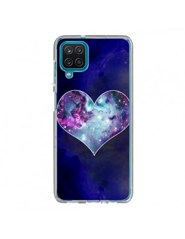 Coque Samsung Galaxy A12 et M12 Nebula Heart Coeur Galaxie - Jonathan Perez