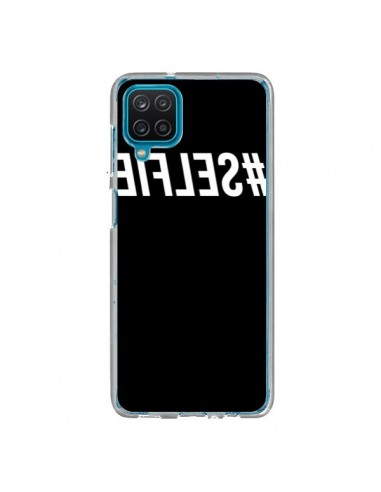 Coque Samsung Galaxy A12 et M12 Hashtag Selfie Blanc Inversé - Jonathan Perez