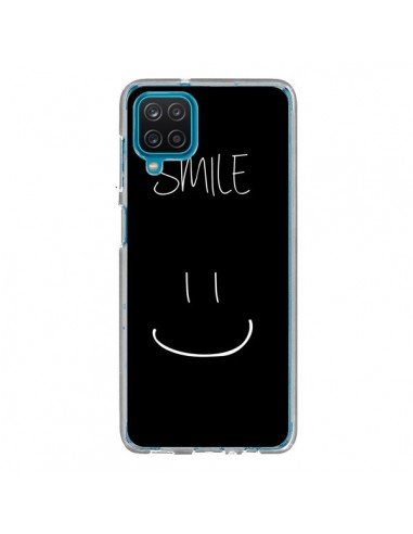 Coque Samsung Galaxy A12 et M12 Smile Souriez Noir - Jonathan Perez