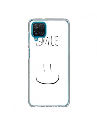 Coque Samsung Galaxy A12 et M12 Smile Souriez en Blanc - Jonathan Perez