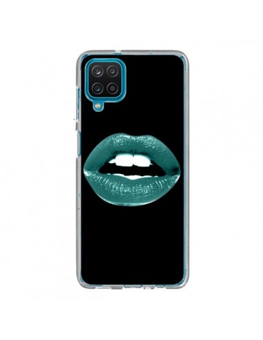 Coque Samsung Galaxy A12 et M12 Lèvres Bleues - Jonathan Perez