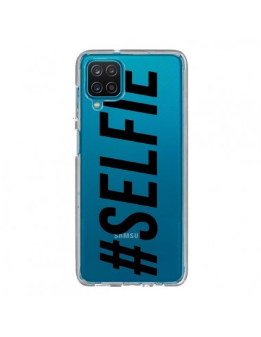 Coque Samsung Galaxy A12 et M12 Hashtag Selfie Transparente - Jonathan Perez