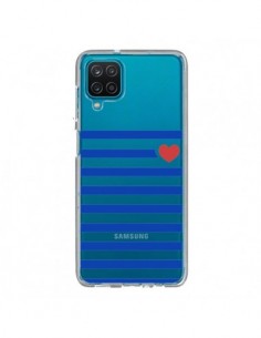 Coque Samsung Galaxy A12 et M12 Mariniere Coeur Love...