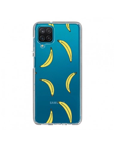 Coque Samsung Galaxy A12 et M12 Bananes Bananas Fruit Transparente - Dricia Do
