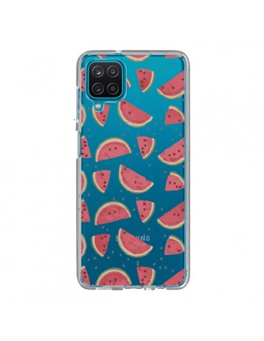 Coque Samsung Galaxy A12 et M12 Pasteques Watermelon Fruit Transparente - Dricia Do