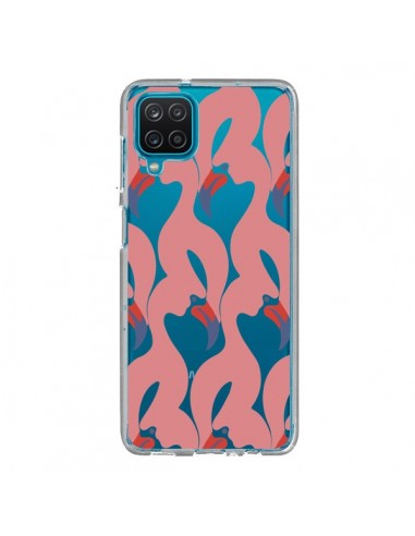 Coque Samsung Galaxy A12 et M12 Flamant Rose Flamingo Transparente - Dricia Do