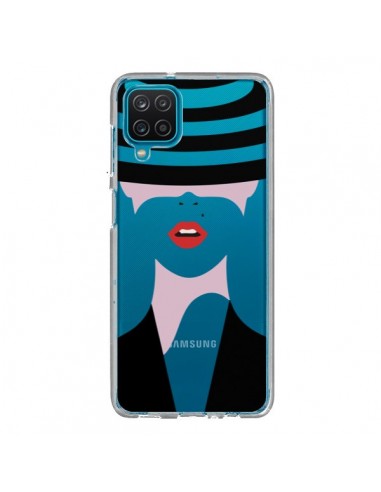 Coque Samsung Galaxy A12 et M12 Femme Chapeau Hat Lady Transparente - Dricia Do