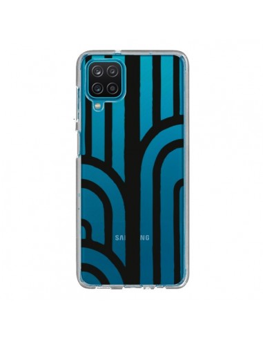 Coque Samsung Galaxy A12 et M12 Geometric Noir Transparente - Dricia Do