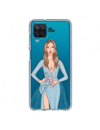 Coque Samsung Galaxy A12 et M12 Cheers Diner Gala Champagne Transparente - kateillustrate