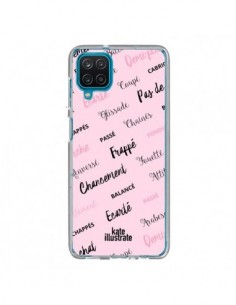 Coque Samsung Galaxy A12 et M12 Ballerina Ballerine Mots...