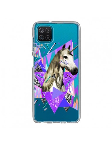 Coque Samsung Galaxy A12 et M12 Licorne Unicorn Azteque Transparente - Kris Tate