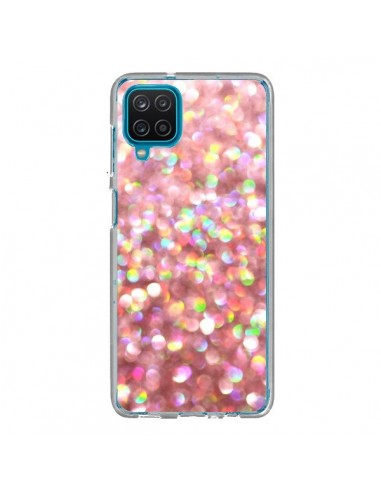 Coque Samsung Galaxy A12 et M12 Paillettes Pinkalicious - Lisa Argyropoulos