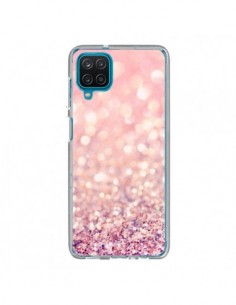Coque Samsung Galaxy A12 et M12 Paillettes Blush - Lisa...