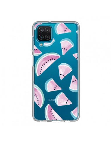 Coque Samsung Galaxy A12 et M12 Pasteque Watermelon Fruit Ete Summer Transparente - Lisa Argyropoulos