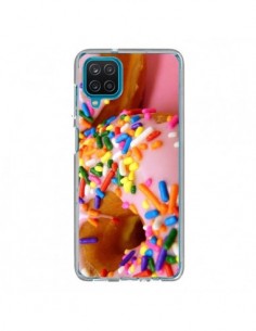 Coque Samsung Galaxy A12 et M12 Donuts Rose Candy Bonbon...