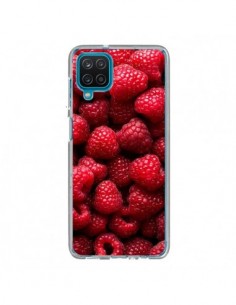 Coque Samsung Galaxy A12 et M12 Framboise Raspberry Fruit...