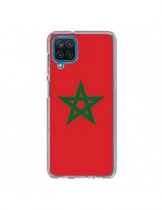 Coque Samsung Galaxy A12 et M12 Drapeau Maroc Marocain -...