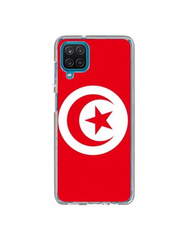 Coque Samsung Galaxy A12 et M12 Drapeau Tunisie Tunisien - Laetitia