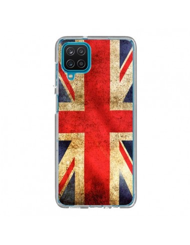 Coque Samsung Galaxy A12 et M12 Drapeau Angleterre Anglais UK - Laetitia