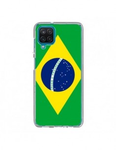 Coque Samsung Galaxy A12 et M12 Drapeau Brésil Brésilien...