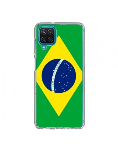 Coque Samsung Galaxy A12 et M12 Drapeau Brésil Brésilien - Laetitia